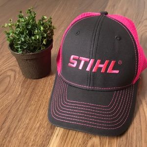 Stihl Pink Adjustable Trucker Hat